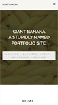 Mobile Screenshot of giantbanana.co.uk