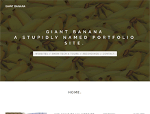 Tablet Screenshot of giantbanana.co.uk